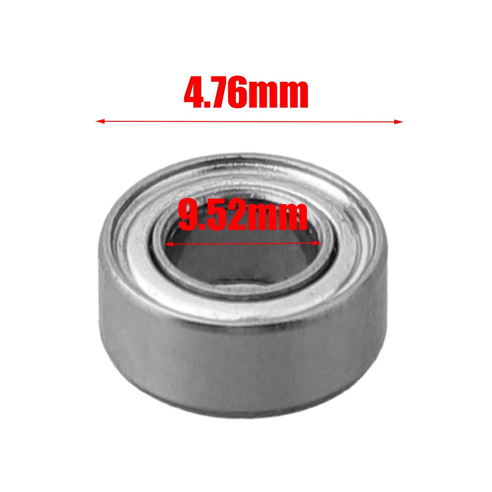 10pcs Router Bit Top Mounted Ball Bearings Guide Milling Cutter Bearing Wrench Set For Woodworking Machine Tools Accessories