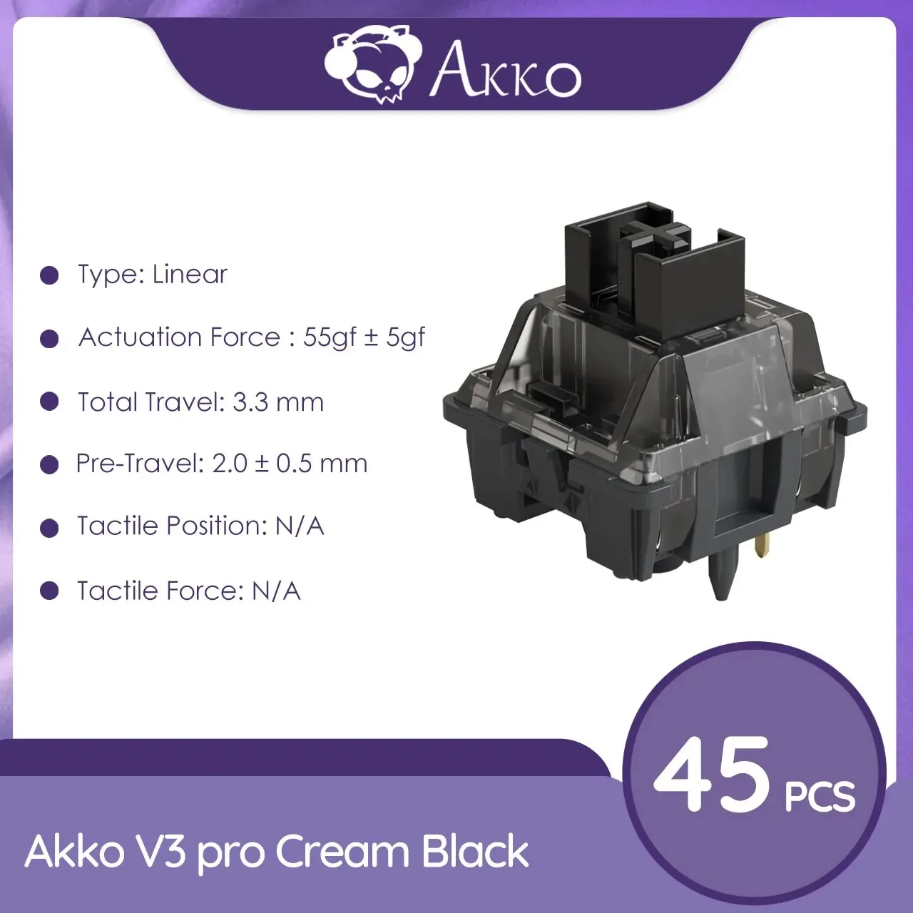 Akko V3 Pro Switches Tactile / Linear Switch for Mechanical