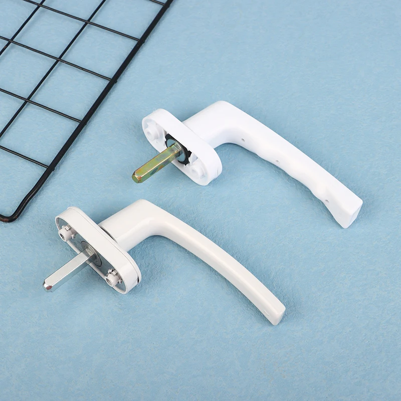 مقبض نقل الباب والنافذة البلاستيكية المعدنية، مقبض دوار للباب والنافذة المنزلقة