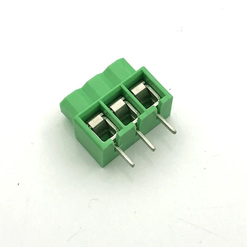 5.0mm Pitch PCB Spring Terminal Blocks Connector 2P 3P 4P KF166 Straight Pin Copper PCB Screw Terminals RoHS