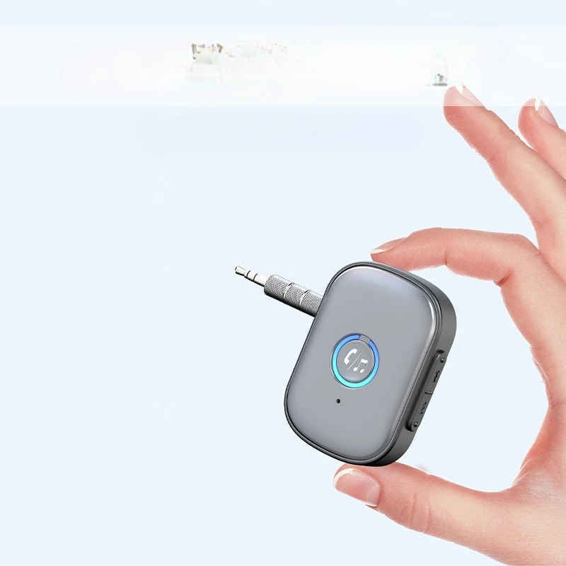 

W1 Bluetooth 5.3 Audio Receiver AUX 3.5mm Jack Stereo Wireless Audio Adapter with Microphone for Car Earphones TV Speakers