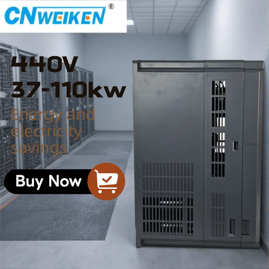 37-110KW Three Phase VFD Frequency Converter Inverter 440V to 440V Motor Speed Control for Industrial Use