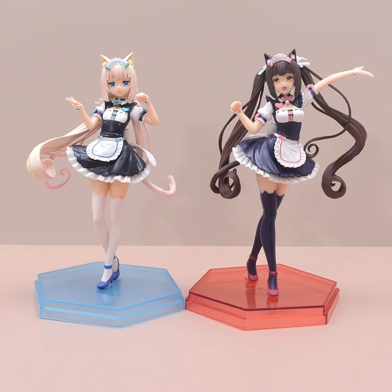 

Nekopara Anime Pvc Action Figure - Sexy Girl Vanilla Chocola Collectible Model Doll Toys For Fans