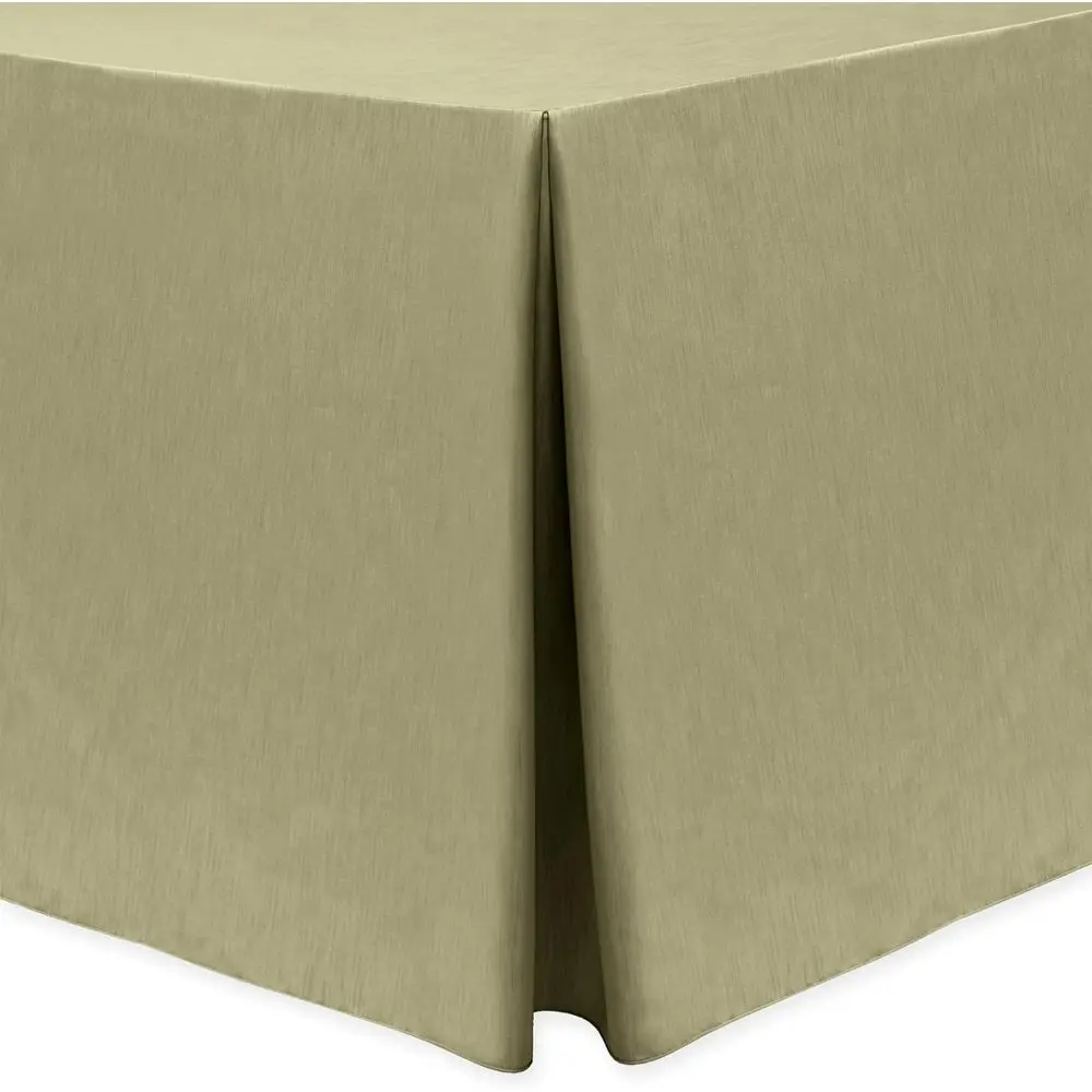 

30x48-Inch Majestic Tung Tablecloth for Rectangular Tables, Khaki