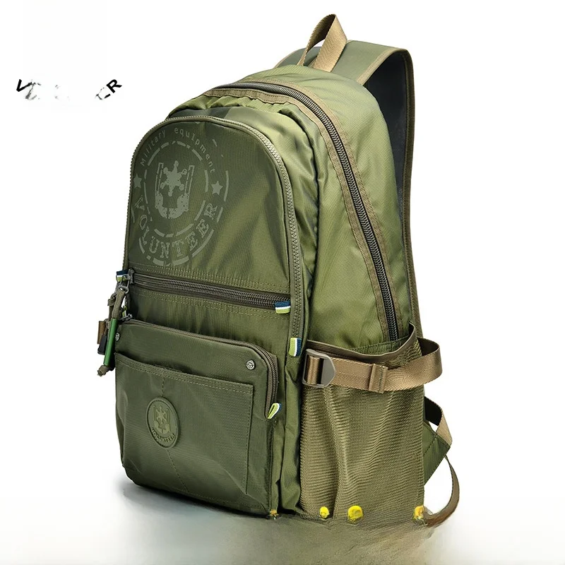 

2026 Season New Men's Large Capaci Travel Bapa Nylon Material Outdoor Function Sle Double oulder Bag for Junior Hig...