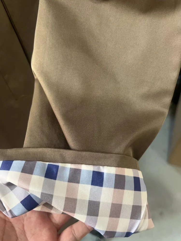 Modische Frühling Herbst Lange Mantel Label Taste Streetwear Trendy Stilvolle Casual Windjacke Feminine Frauen Pendeln Oberbekleidung