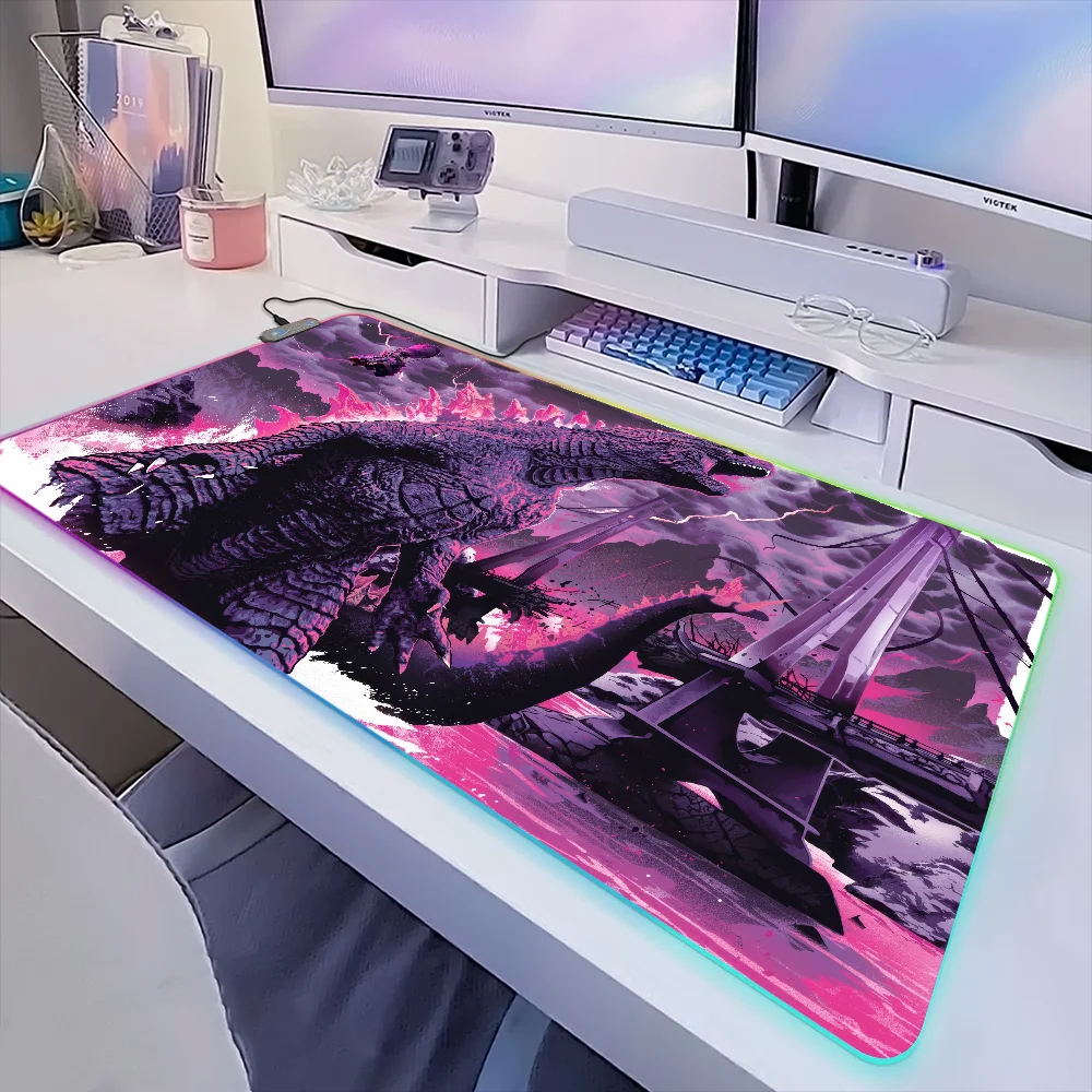 Mouse Pad Fortnites RGB Desk Mats Micro USB LED Table Pads Game Backlit Rubber Desktop Gaming MousePads