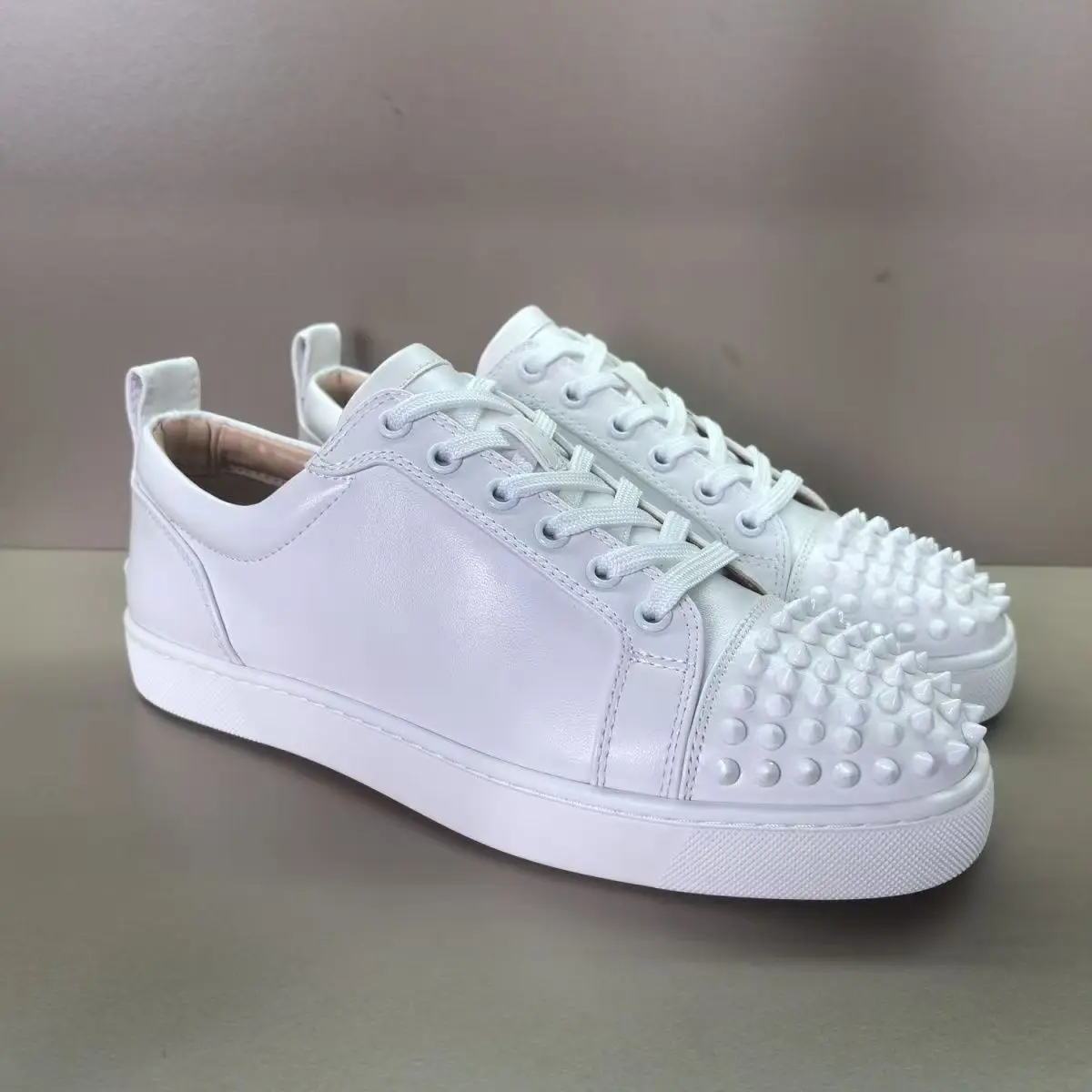 

italian brand designer men's casual rivets shoes punk rock dress breathable flats shoe youth platform sneakers stylish footwear