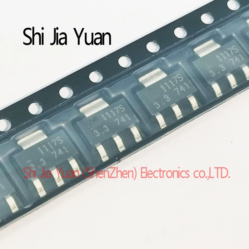 10PCS LM1117S-3.3 LM1117-3.3 LM1117 1117S SOT-223 12V 3.3V 1A LDO Linear regulator