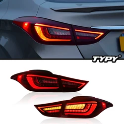 Car LED Lights Tail Light Assembly For Hyundai Elantra Sedan 2012-2016 & Elantra Coupe 2013-2014 Rear Tail Lamps DRL Fog Lights