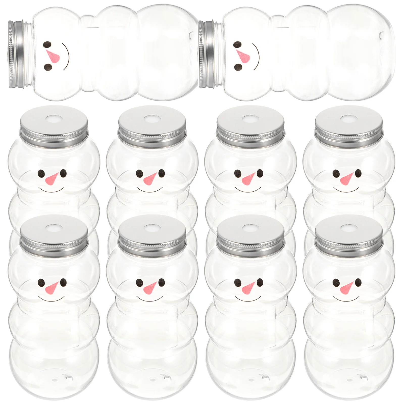 

10 Pcs Juice Juicing with Caps Christmas Water Containers Juicer Drinking Lids