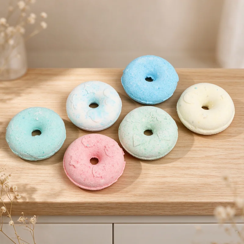 5 Styles Donut Bath Soap Mold 3D Doughnut Shampoo Press Bar Mold DIY Round Soap Crafting Plastic Tools Home Decor Soap Making