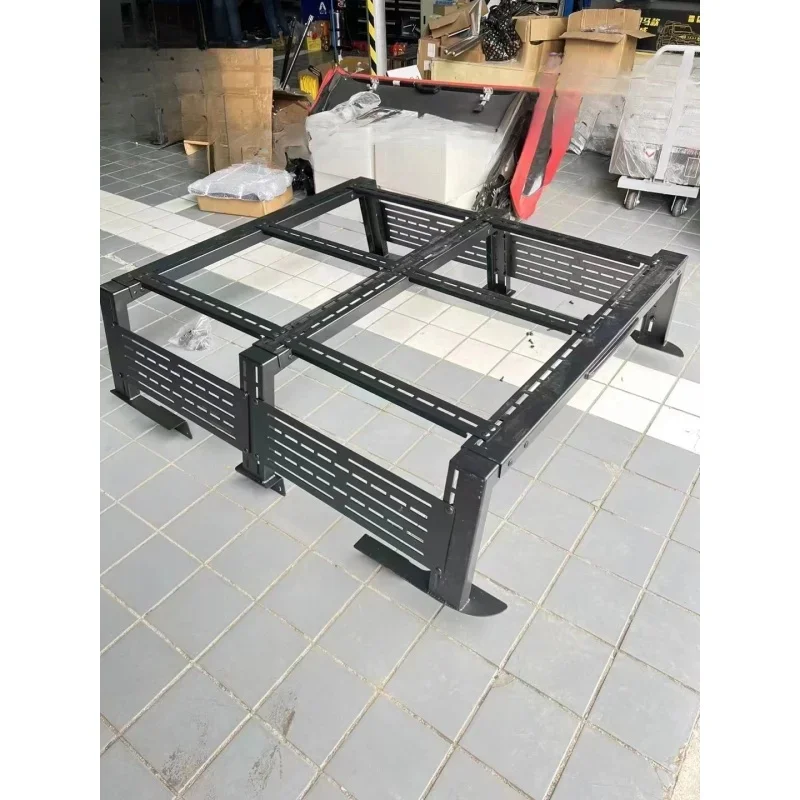 High Quality Universal Fitment Adjustle Pickup Truck Bed Roll Bar Rack Drilling Mount 0KG Heavy Load Offroad Cargo Storage Accso