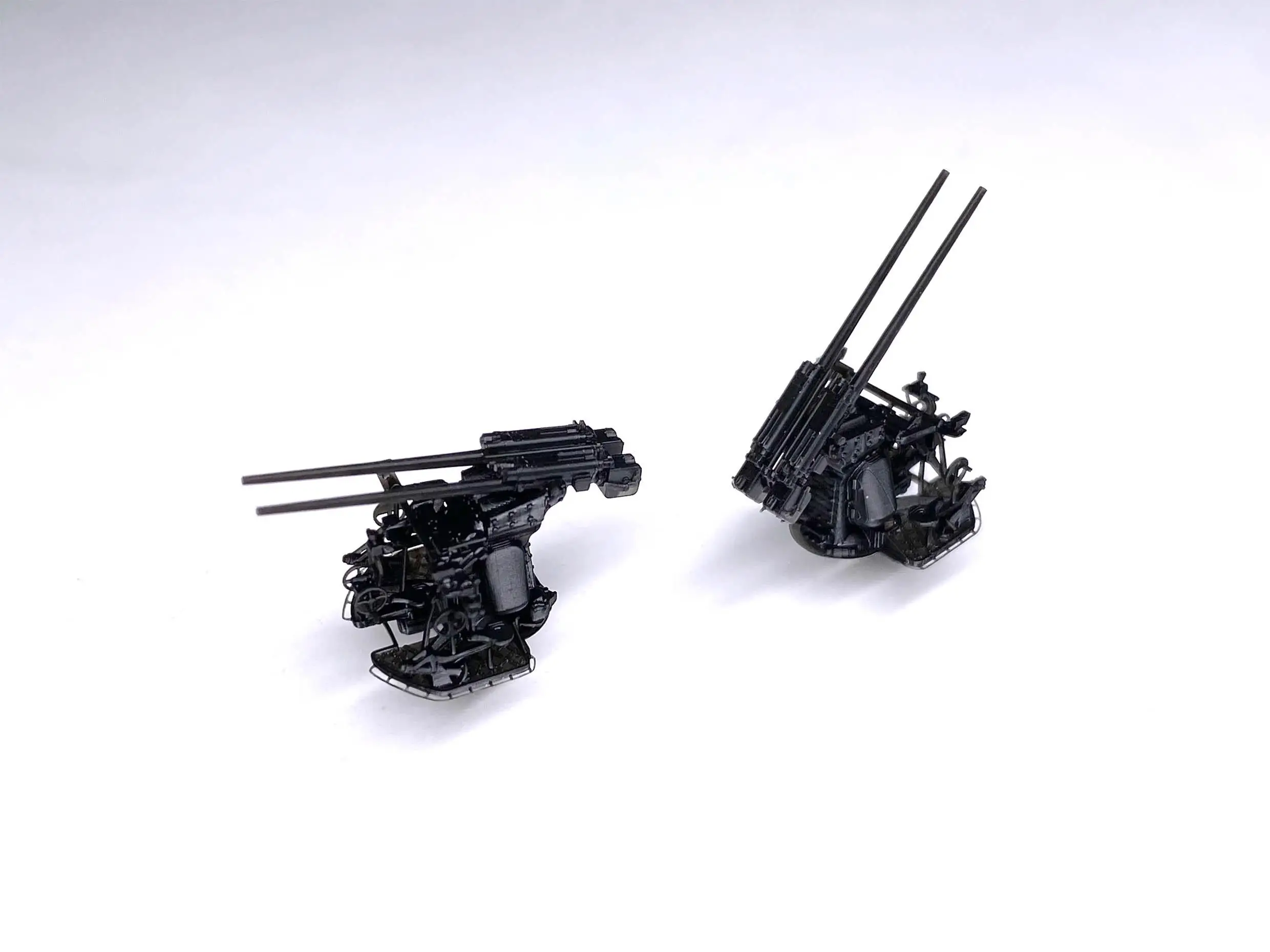 BUNKER WS20005 WW.II Kriegsmarine 37mm Flak Doppel C/30, 플라스틱 모델