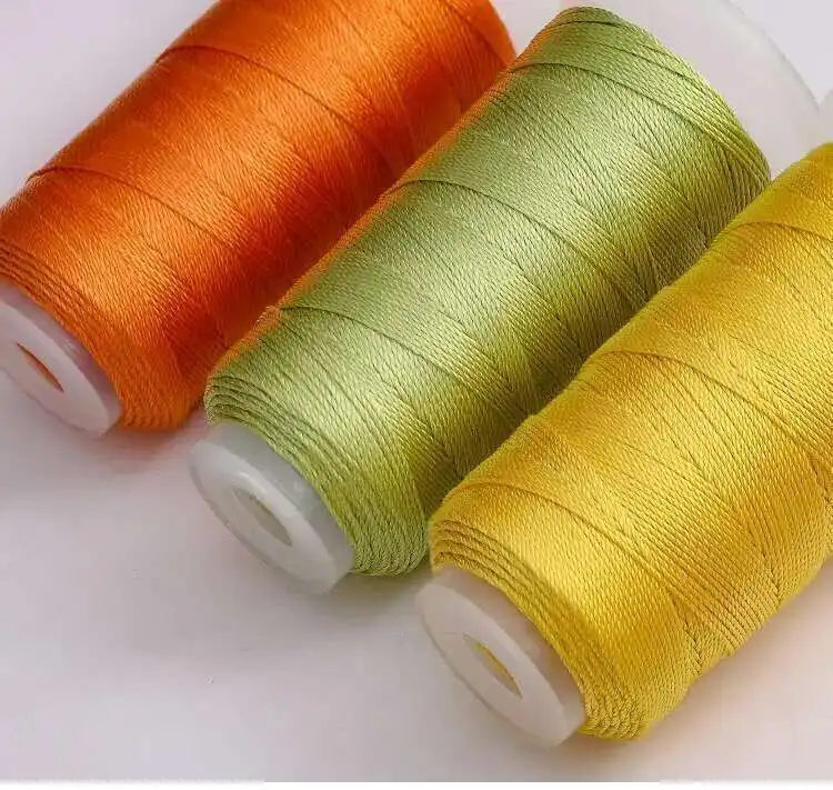 1 مللي متر 0.3 مللي متر 0.45 مللي متر 0.6 مللي متر 0.7 مللي متر البولياميد النايلون الحبل الخياطة الحبل الموضوع ل حبل الحرير الديكور سلسلة DIY بها بنفسك صنع المجوهرات #2