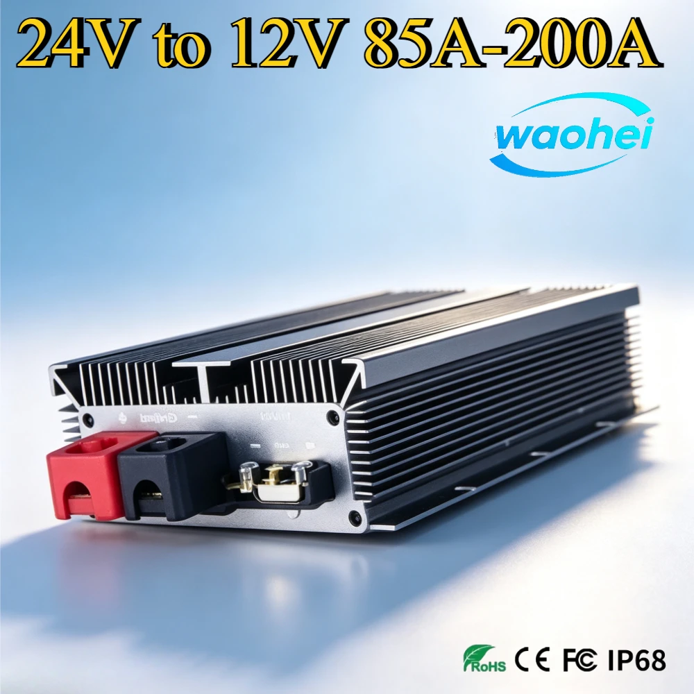24V to 12V 85A-300A 24 Volt to 12 Volt Step Down Converter Regulator Voltage DC/DC Buck Transformer Power Supply Waterproof ROHS