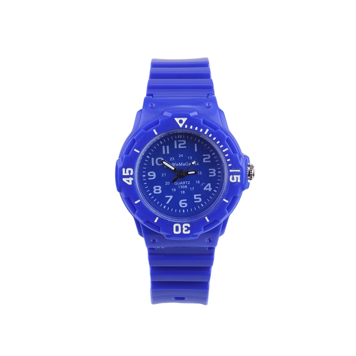 

Watches for Quartz Silicone Band Wristwatch Sports Blue Men Women