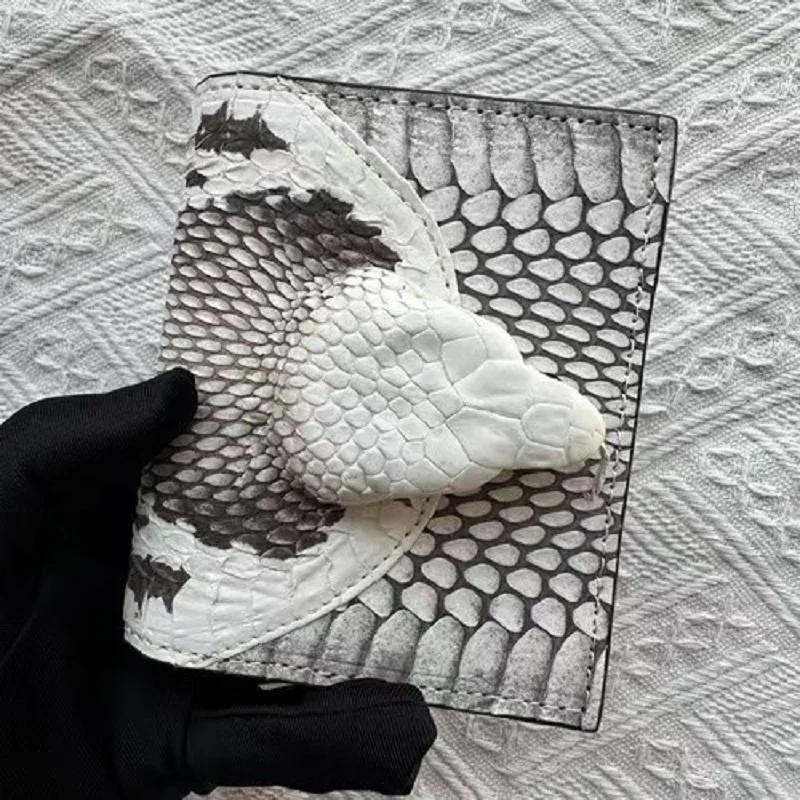 2026 Wallet Credit Card Holder Men Wallet Box Bank Card Holder snake skin Leather Wallet with Money Clips pdd010 - view 4