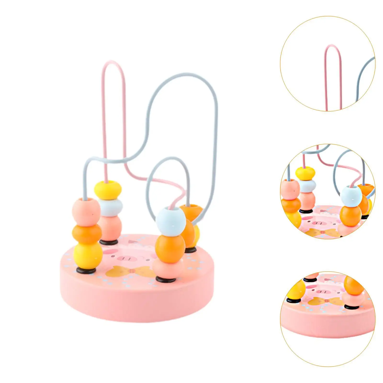 ビーズ迷路おもちゃ教育サークルおもちゃ把握能力ビーズローラーおもちゃカラフル