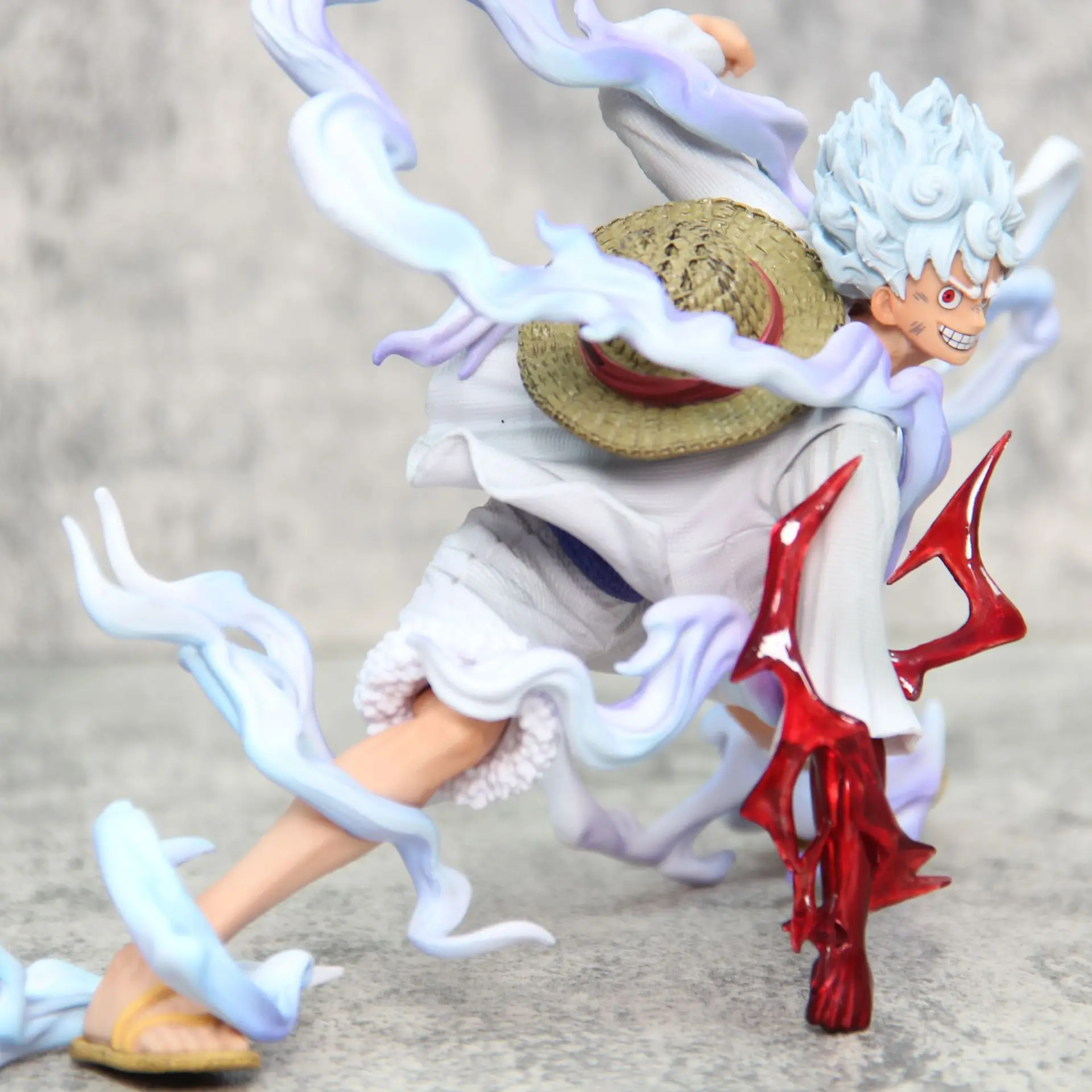 One Piece GK CNS Fifth Gear Sun God, Intérieur a Luffy Figure, Anime Model, Skip Stance Statue, Garage Kit, Toy Collectibles Gift, 17cm