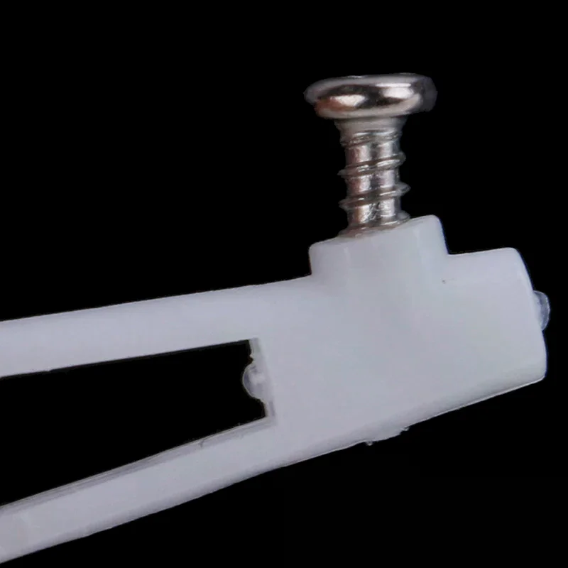 10 Sets Medium Lock On Nylon Control Horn And Clevis 21mm Set Rudder