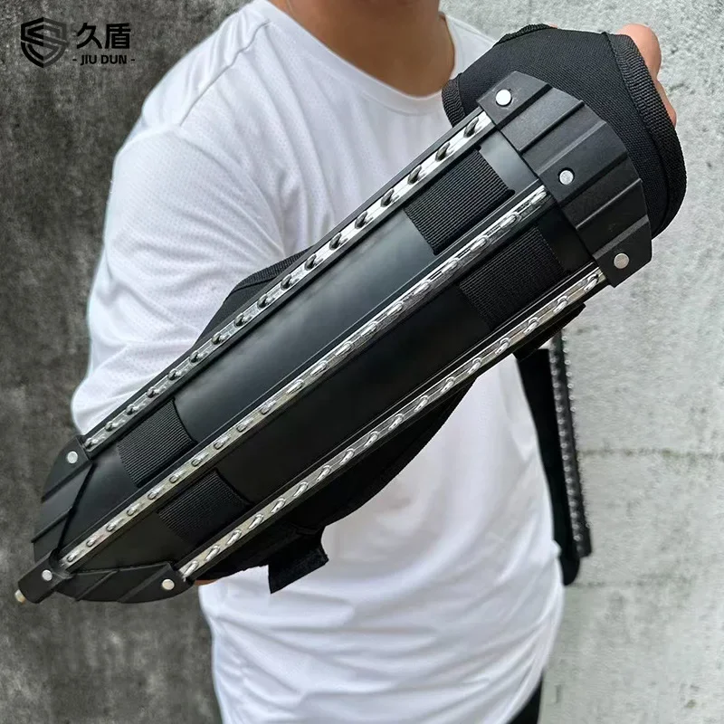 Self DefenseRiot Arm Shield Anti-robbery Multi-function Attack And Defense Integrated Metal Aluminum Alloy Arm Guard Security Pa