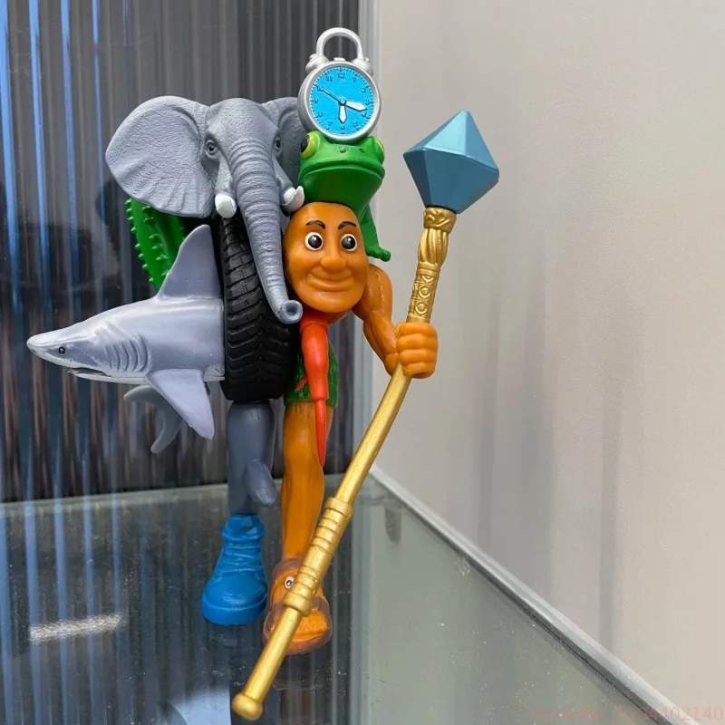 Gran oferta de criaturas míticas generadas por IA de Brainrot ‌   Figuras de acción Adornos de escritorio Juguetes TralaleroTralala Capuuccino Assassino