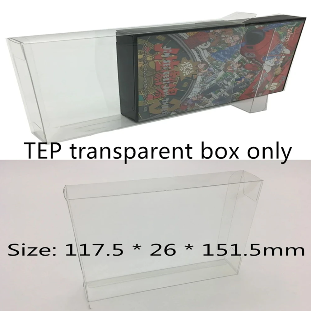 Collection Display Box For FC/Family Computer/TAiTO Game Storage Transparent Boxes TEP Shell Clear Collect Case