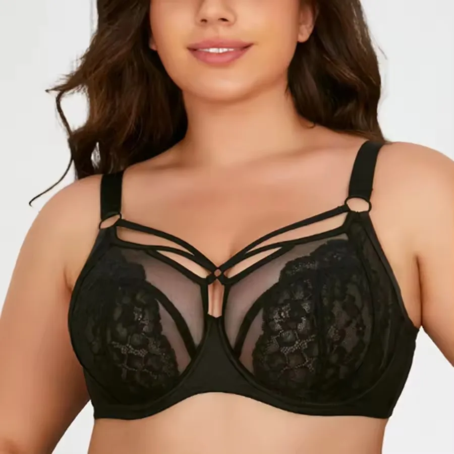 

Сексуальный женский ультратонкий кружевной бюстгальтер-минимайзер женский дышащий бандаж на косточках плюс размер нижнего белья 75 80 85 90 95 C D E F G H I J