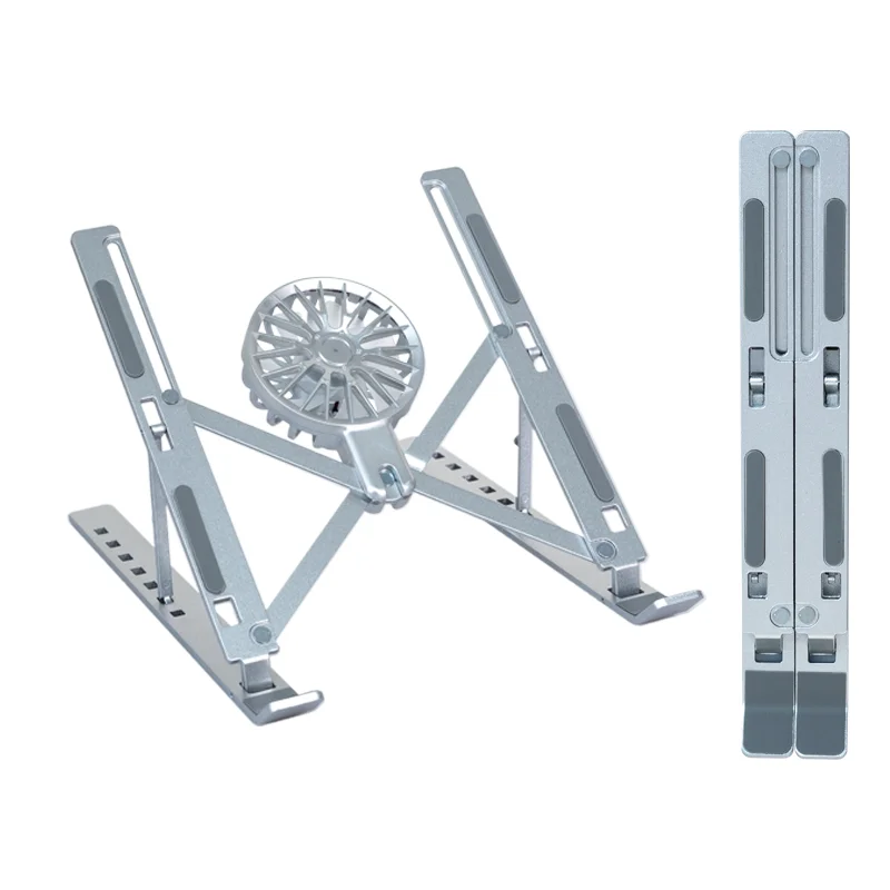 Laptop Cooling Stands 7-levels Adjustable Laptop Fan Stand Aluminium  Riser Laptop Holder for Desk Compatible with 9