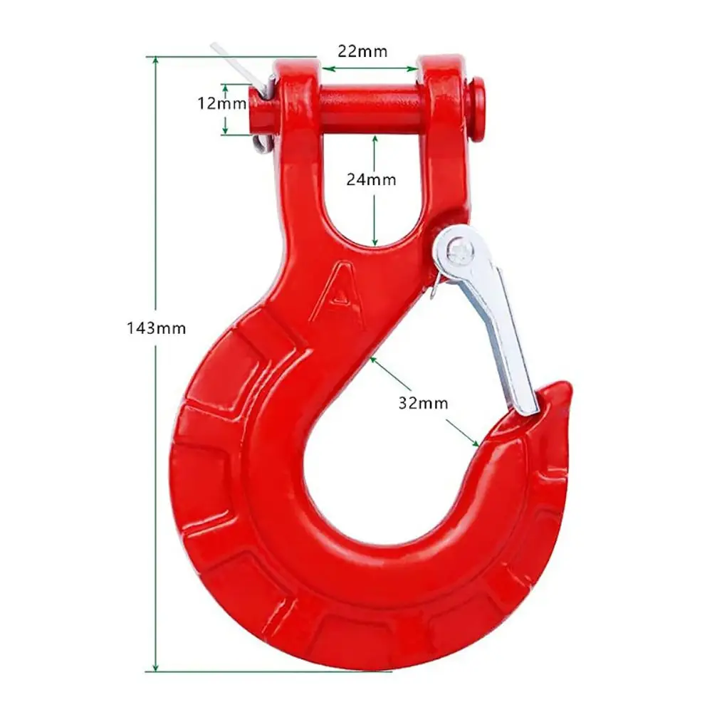 Alloy steel Winch Hook Car Rescue Automobile Maintenance Tools Tractor Hook Car Traction Hook 11Ton Trailer Hook Marine