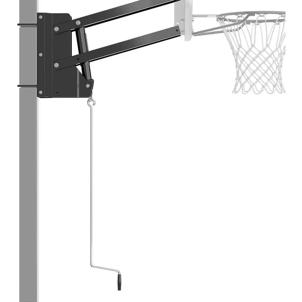 

Adjustable Height Basketball Backboard System for 4 Square or 3.5 Round Poles