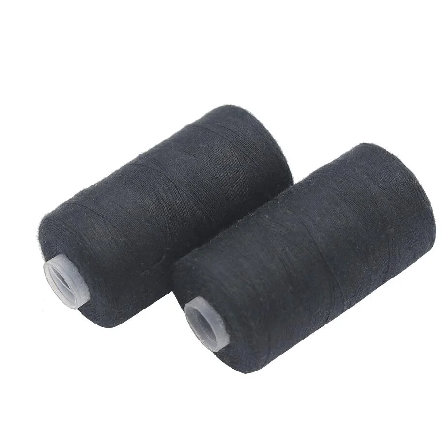 Heim-Nähgarn zum Selbermachen, handgenäht, Schwarz-Weiß-Garn, 500 m, 402 Polyester-Nähgarnmaterial – Detail 7