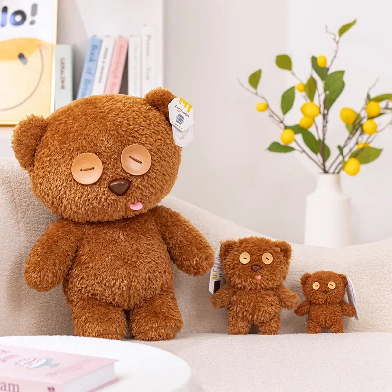 Tim minion teddy bobs brinquedo de pelúcia urso de pelúcia kawaii boneca de pelúcia pingente chaveiro decoração para casa dos desenhos animados travesseiro de pelúcia presente de aniversário do miúdo