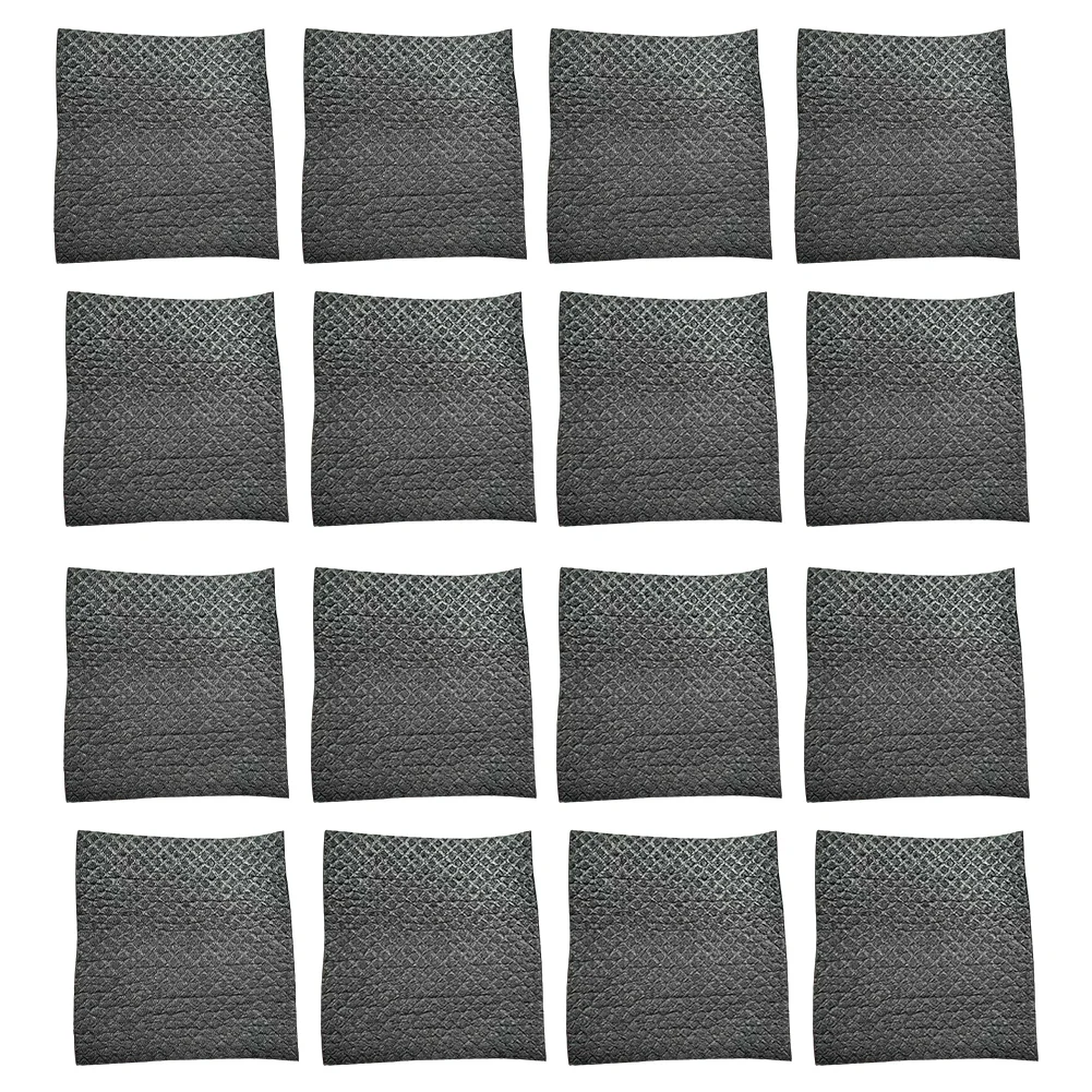 

8/16 Pcs Dish Cloths Black 15L X 15W Centimetres Swedish Dish Cloths Absorbent & Reusable! Coffee Maker Parts Cleaning Tools
