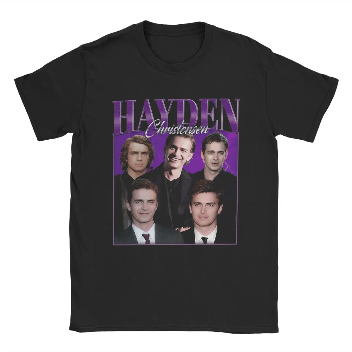 Hayden Christensen T-Shirts for Men Vintage Cotton Tees O Neck Short Sleeve T Shirt Plus Size Clothing