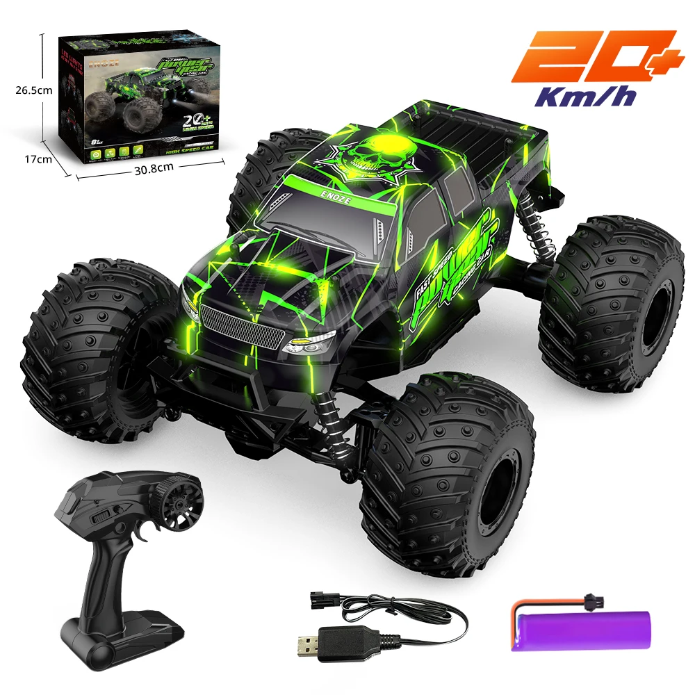 

1:14 Monster RC Car 4WD Off-road Monster 20KM/H High-speed Car Translucent Car Shell Drift Racing RC High-speed Boy Toy RC car