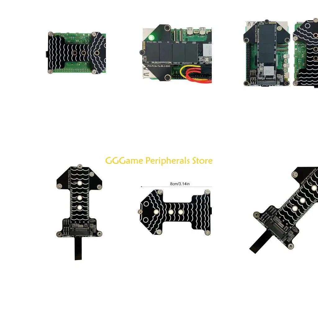 U55B M.2 Disk Drive Expansion Board For RPi 5 High Performances