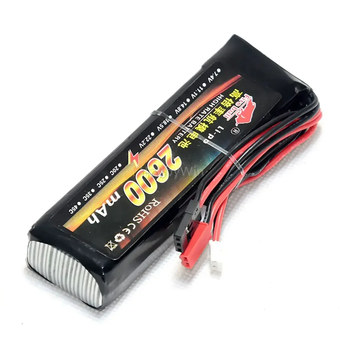 11.1V 3S 2600mAh 8C LiPo Battery JST JR Futaba plug JR/Spektrum/Walkera/DEVO10 Radio Controller Transmitter