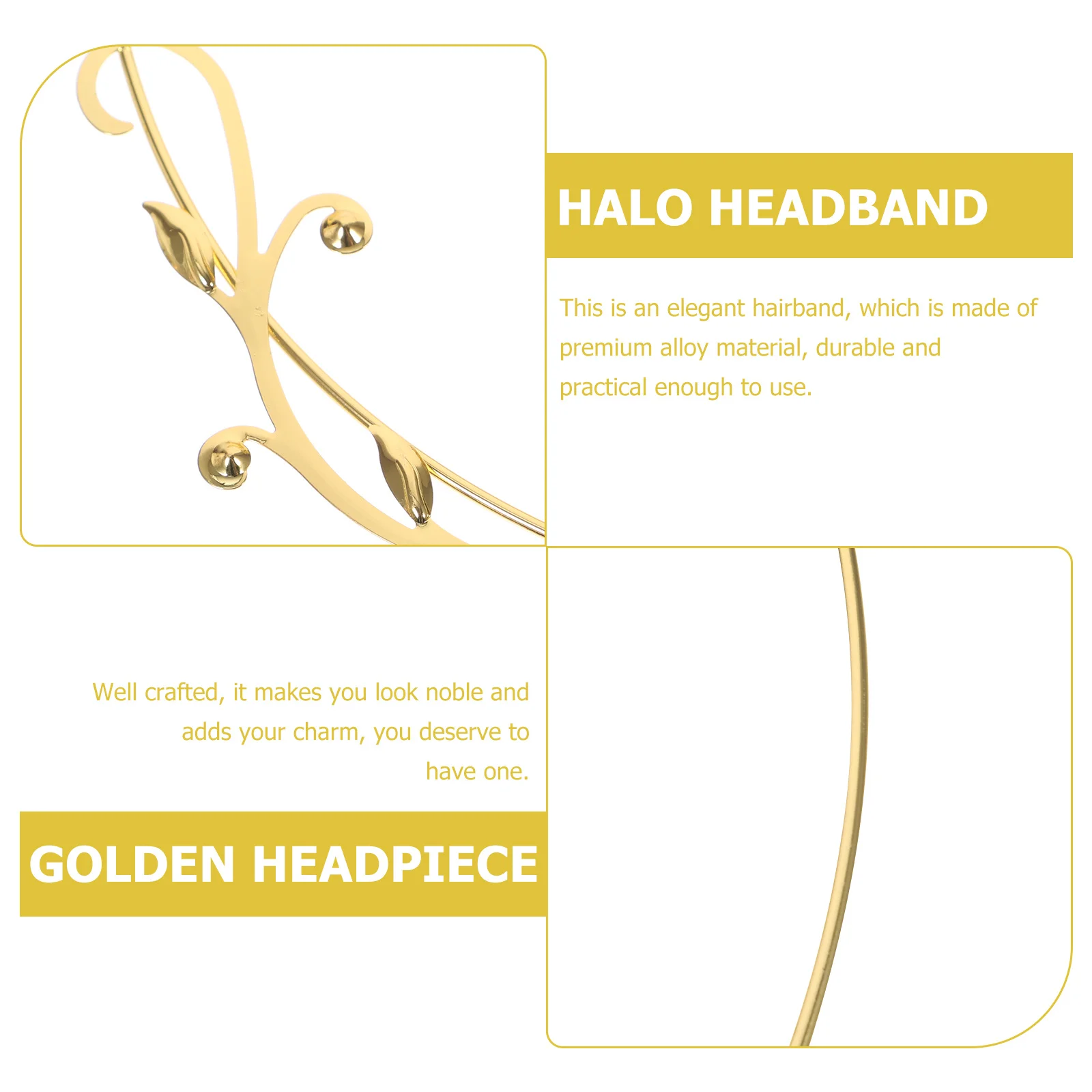 

1 шт., модная китайская винтажная повязка для волос, прочный головной убор из сплава, вечерние элегантные аксессуары для волос, повязка на голову