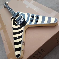 In stock, ZAKk shaped electric guitars in creamy yellow color and Freud vibrato system are available. quick delivery