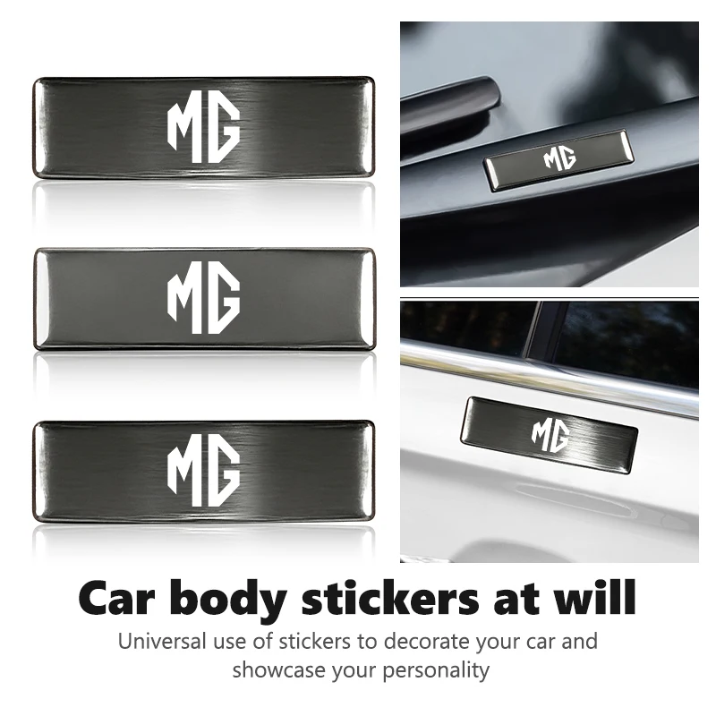 Car Logo Body Sticker Aluminum Alloy Emblem Auto Stickers For MG GS Pilot GT 3 6 5 7 HS ZS ZX