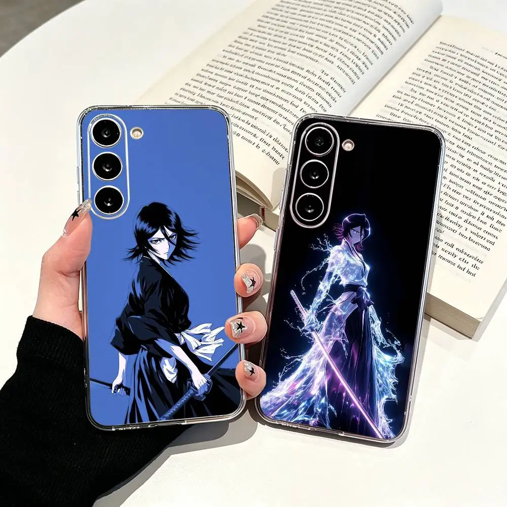 R-Rukia Kuchiki-BLEACH Clear Phone Case for Samsung Galaxy A71, A70, A52, A51, A40, A30