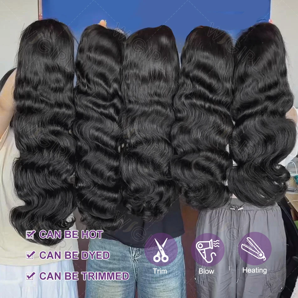 Pelucas de cabello humano ondulado HD 13x6, peluca Frontal de encaje con ondas de agua transparentes de 30 pulgadas, peluca Frontal de encaje brasileño 13x4 para mujer