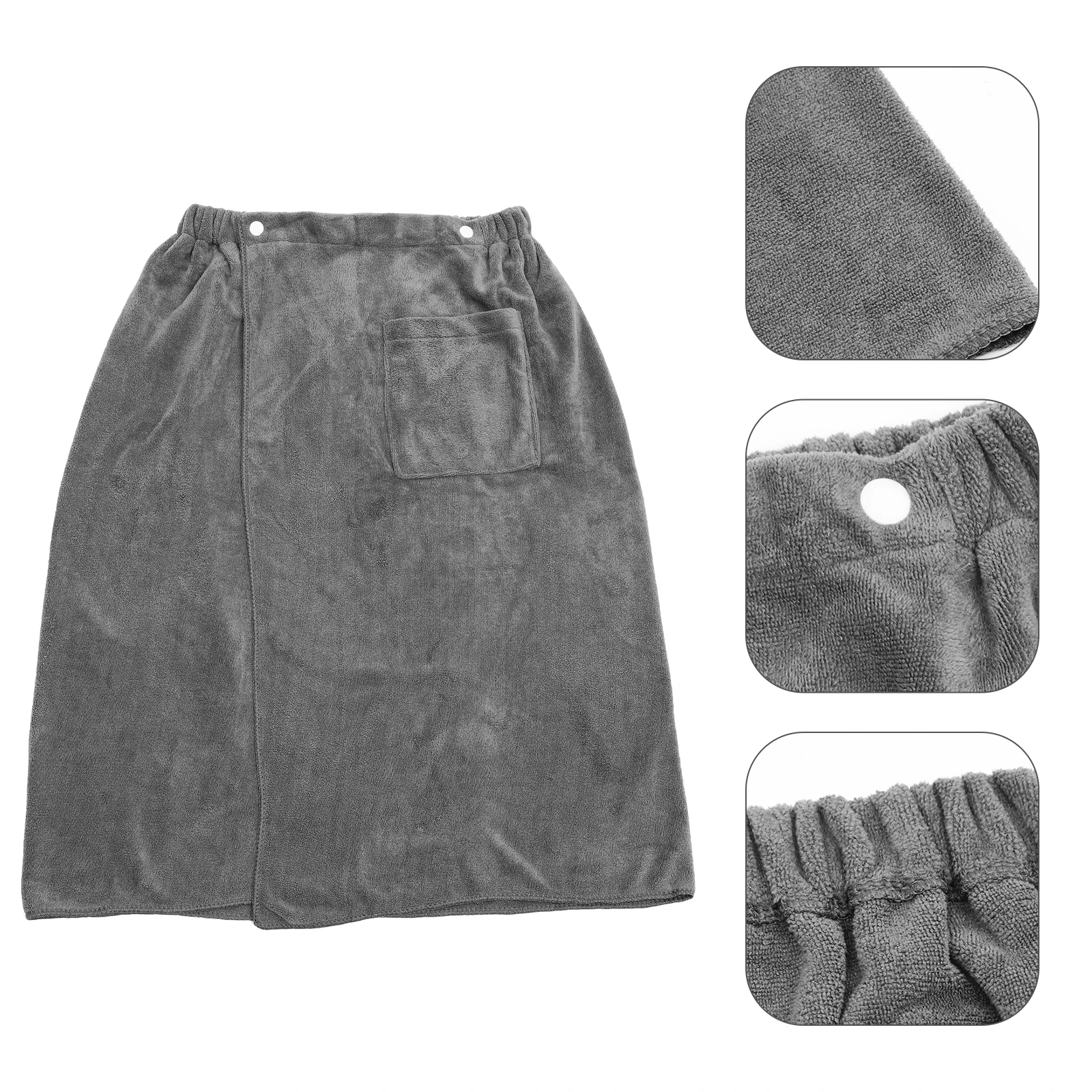 

Bath Towel For Men Thicken Warm Absorbent Quick-Drying Soft Fiber Shower Towel Wearable Bath Skirt Home Travel Towels