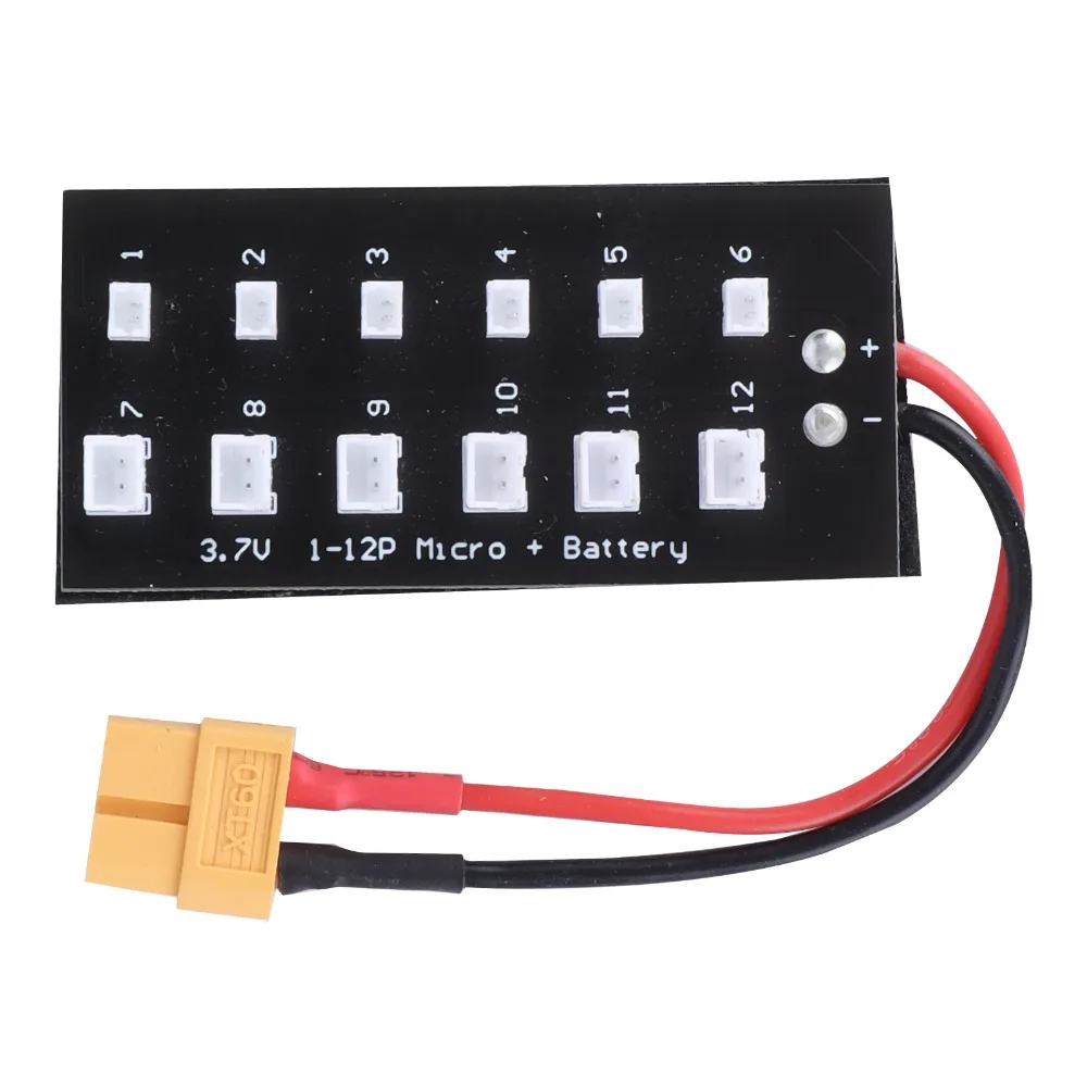 for JST PH2.0 Parallel Charging Board XT60 Plug LiPo Charging Board for Blade 130 X MCP X BL UMX Beast Mig Carbon CuB Sbach 342