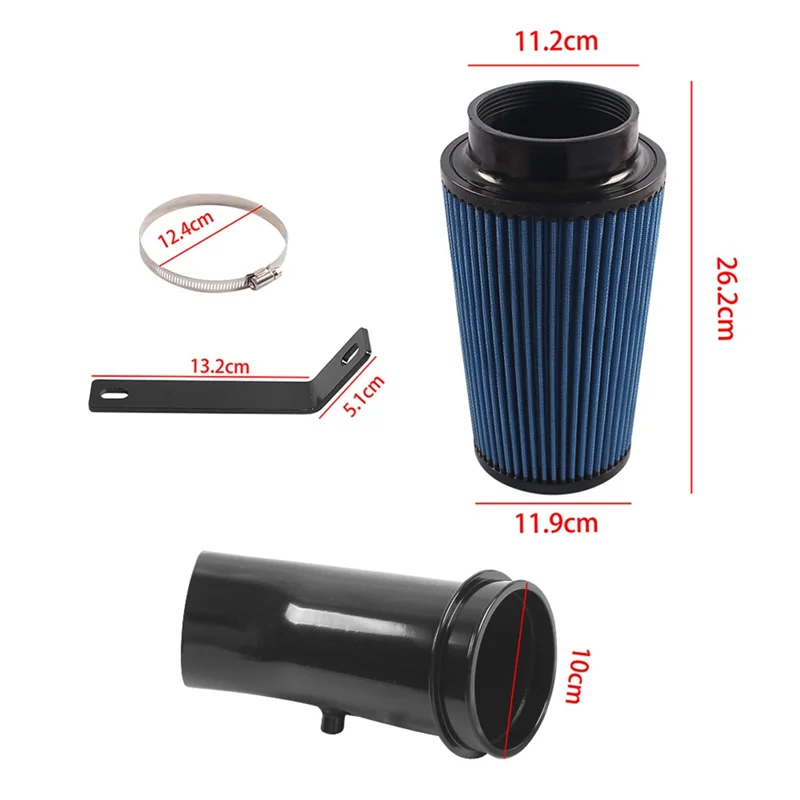 Стабильные автомобильные аксессуары, комплект воздухозаборных трубок для дизельного двигателя с фильтром для Ford F-250 F-350 F-450 6.7L 2011-2016