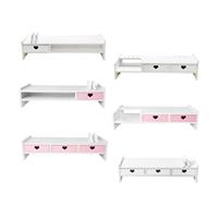 Monitor Stand Riser, Laptop Stand Computer Shelf Holder with Storage Drawer Desktop Stand Storage Organizer for PC, Printer