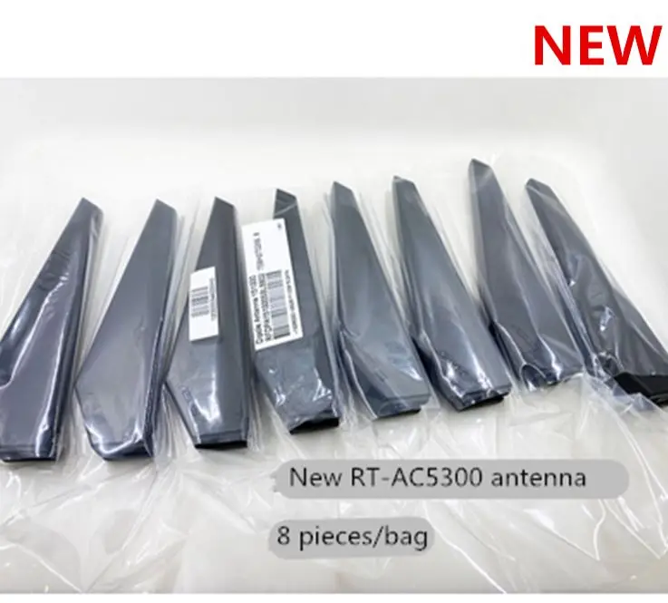 

8pcs Original antennas of RT-AC5300 wireless Router Dual Band external antenna RP-SMA male Connector AC5300