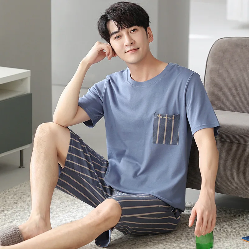 

Sleepwear Men's Clothing Summer Thin Cool Feeling Home Loose Casual High Quality Affordable Skinny Comfortable Stylish Simple